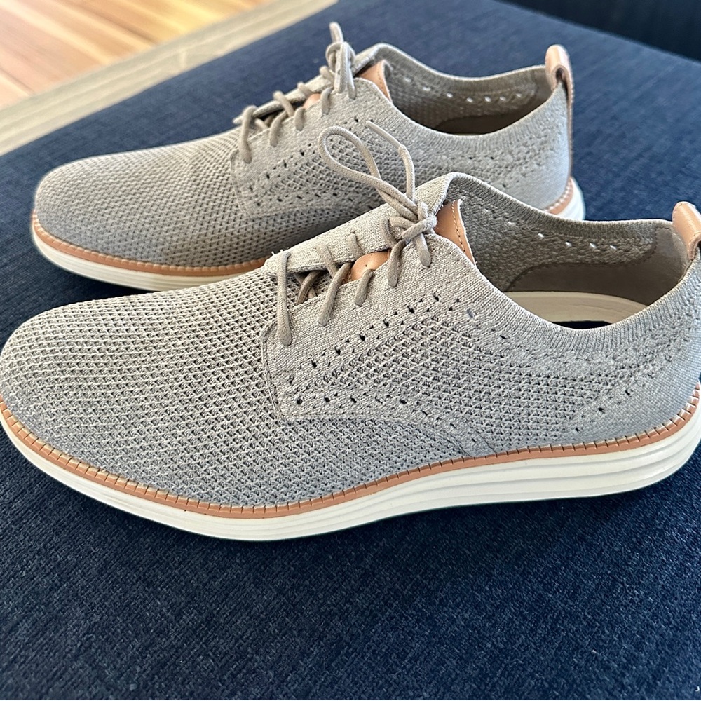 NEW Cole Haan Gray Knit Original Grand Shoes